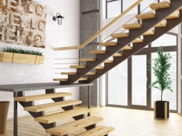 Twin Stringer Stairs  